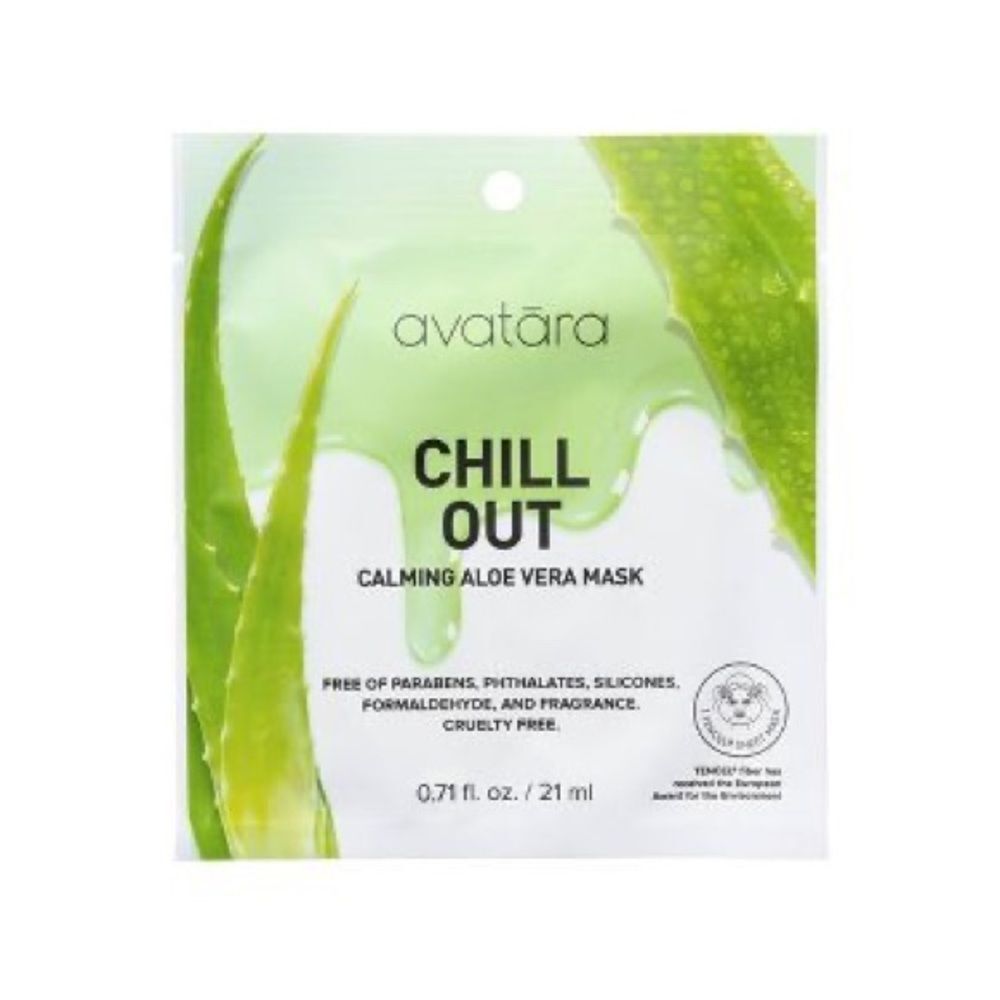 NWT Avatara Chill Out Face Mask For Stressed Skin - Sheet Mask